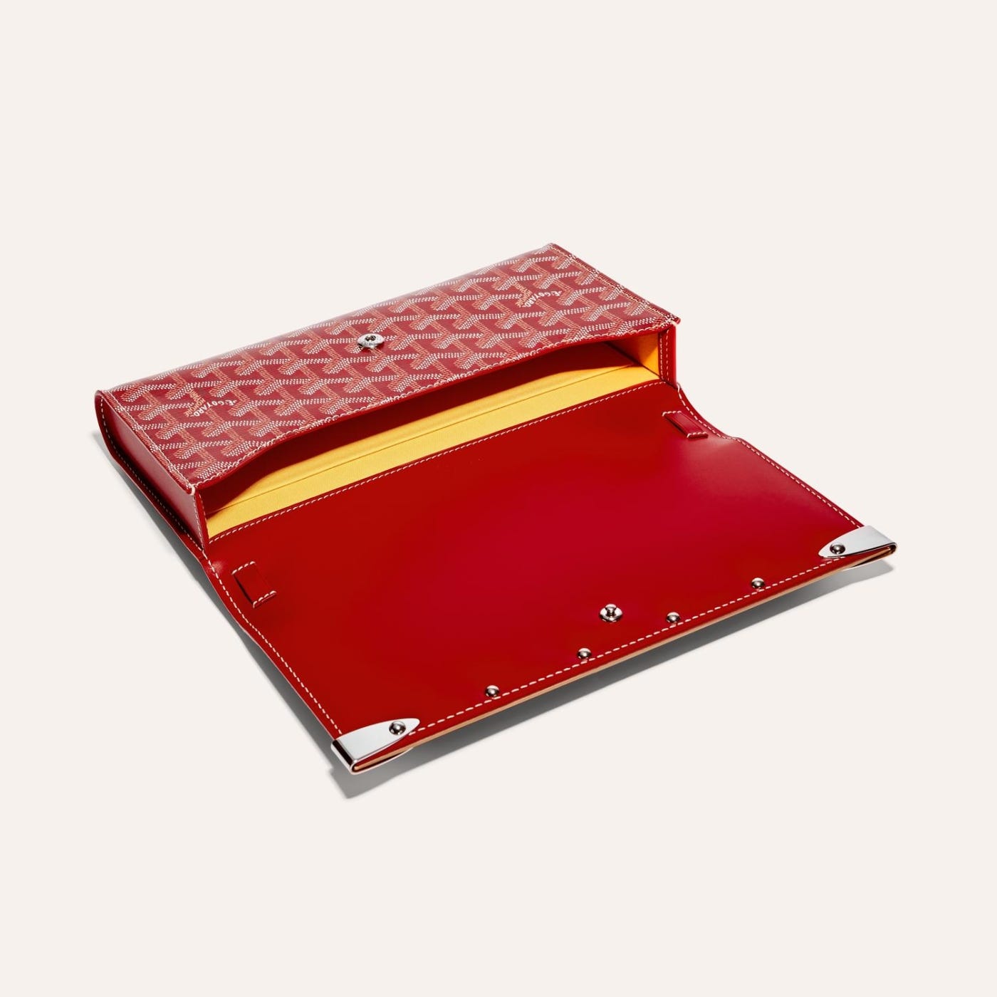 Goyard Monte-Carlo PM Clutch Red - Image 4
